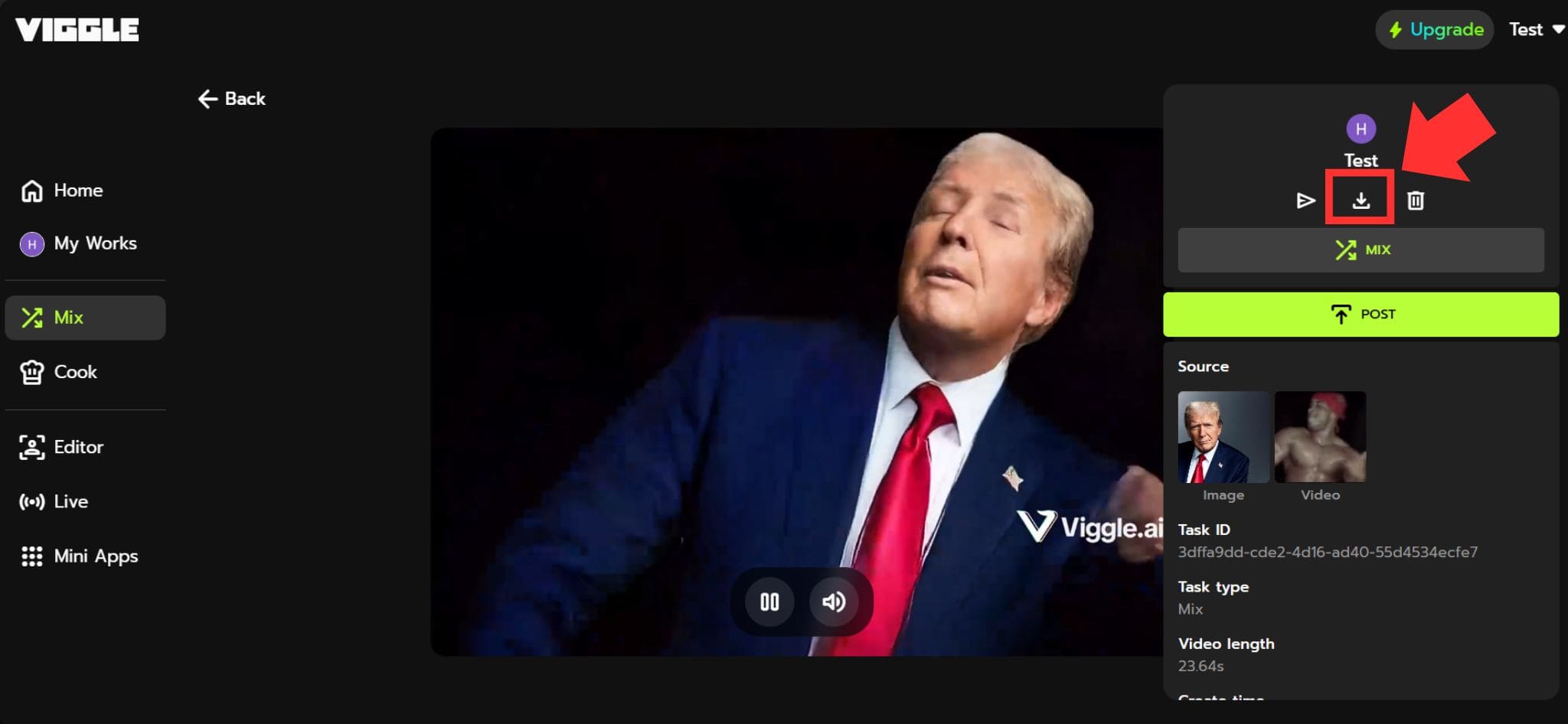 Viggle AI動作模仿教學