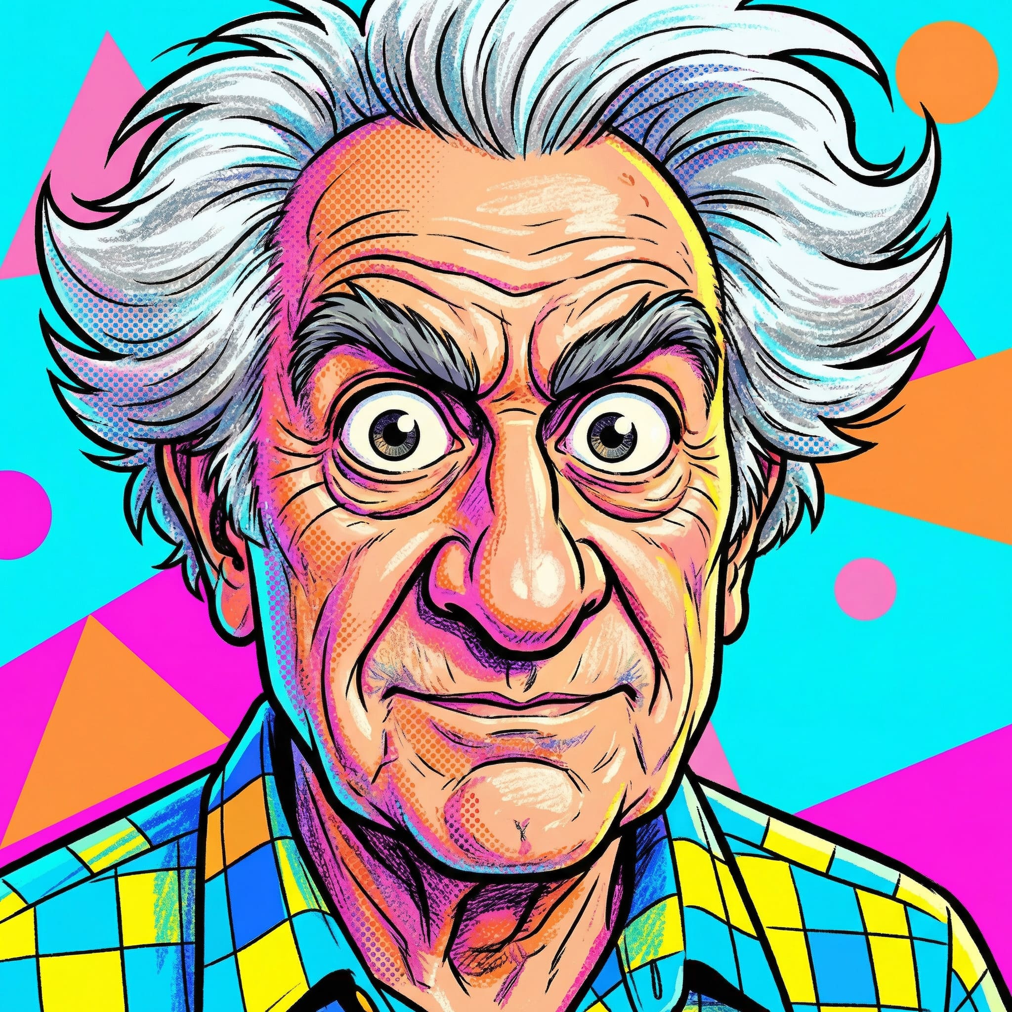 Caricature vintage style cartoon - image IA Après