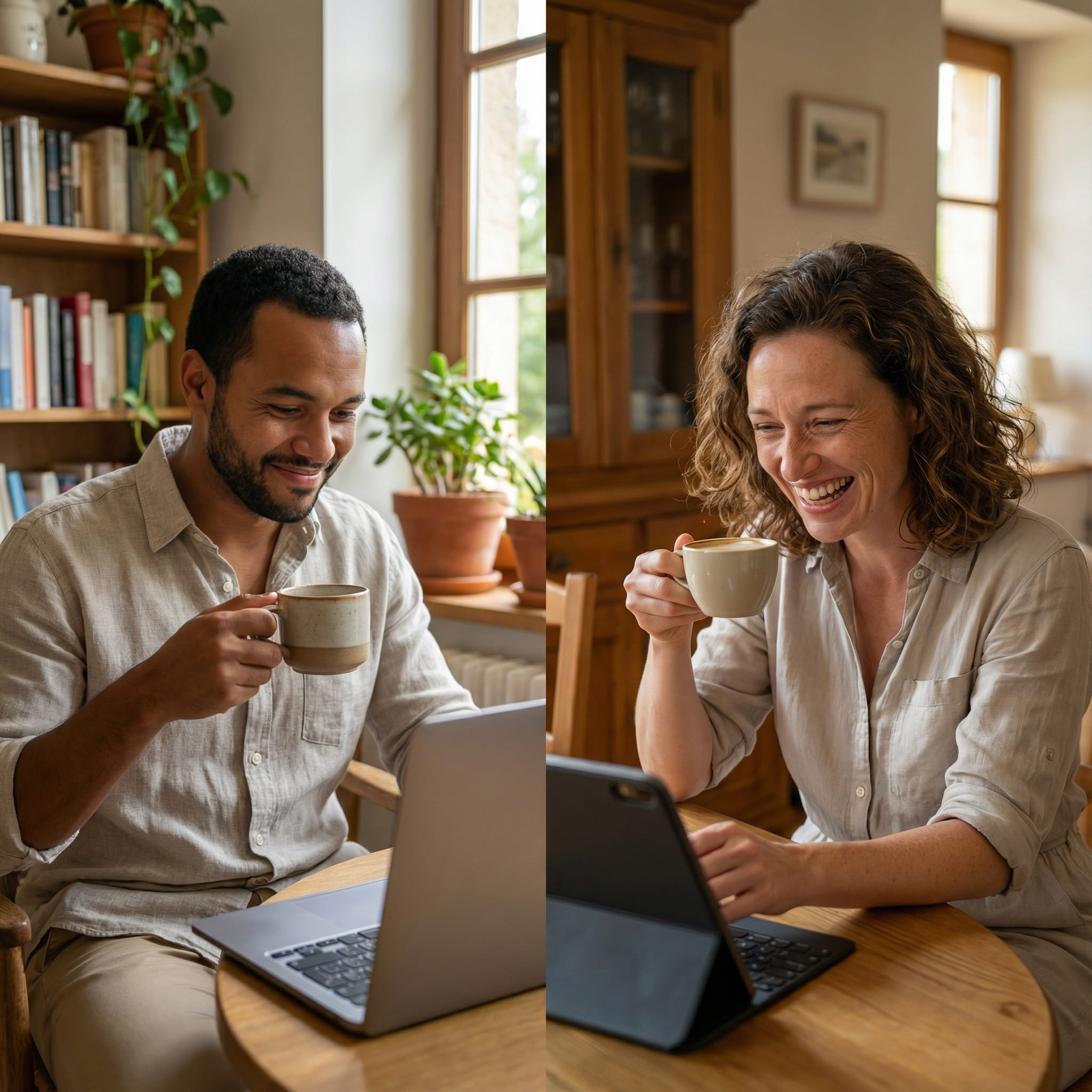 Generated AI Couple Portrait After