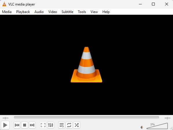 Interfaz en español de VLC Media Player