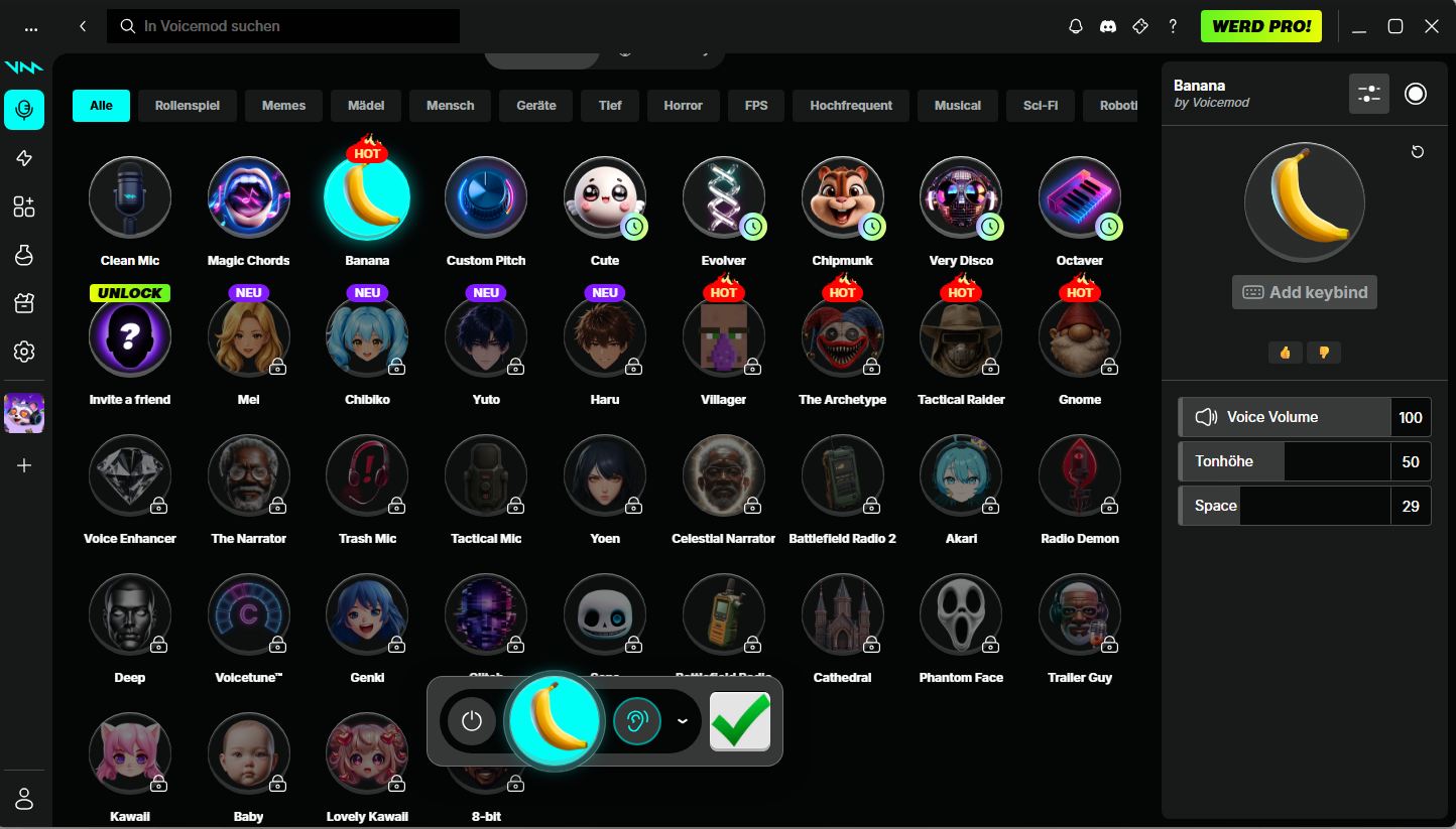 Voicemod Stimmenverzerrer