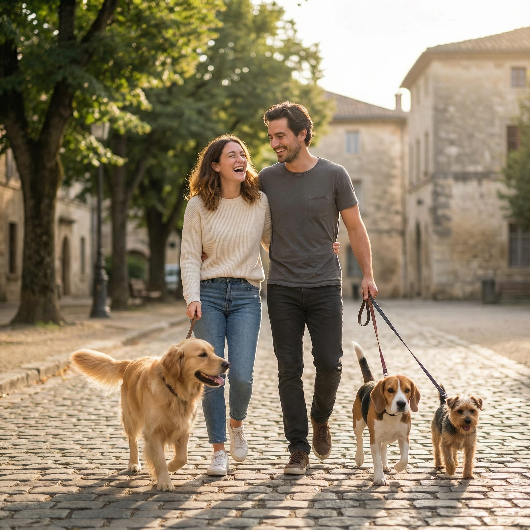 Generated AI Couple Portrait After