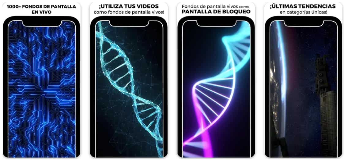 Imagen de la página de Walloop en el Google Store