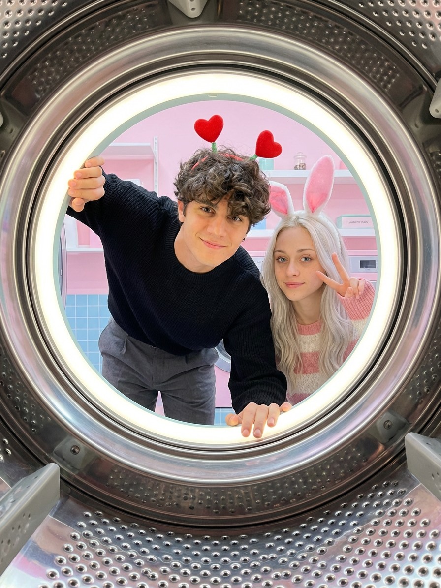 Washing Machine POV AI Photo Trend