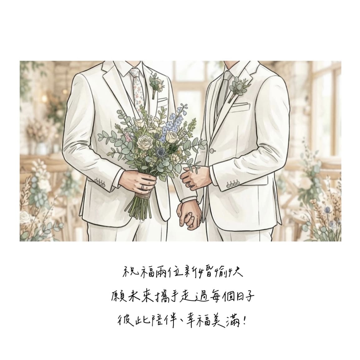 結婚祝福語