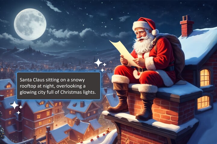 20 KI-Prompts für Weihnachtsbilder mit Gemini, ChatGPT, MyEdit und andere KI-Tools