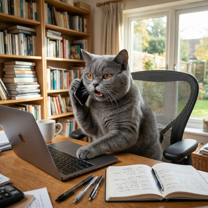 AI Prompts for Pet Portrait-Work From Home Boss