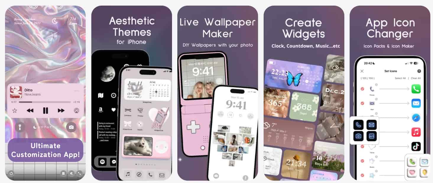 Imagen de la página de WidgetClub en el Google Store