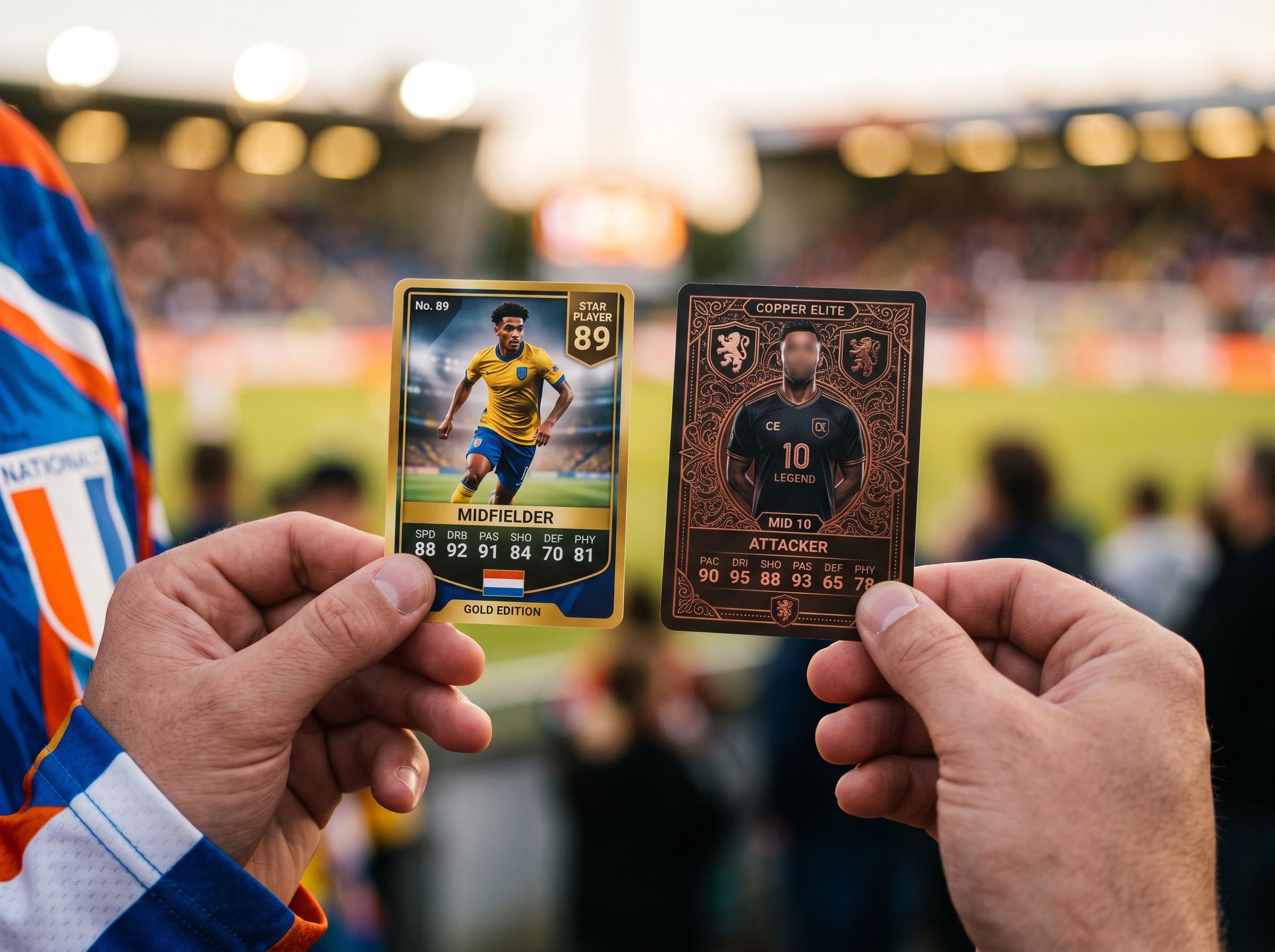Create personalized world cup football cards with AI and your own photo