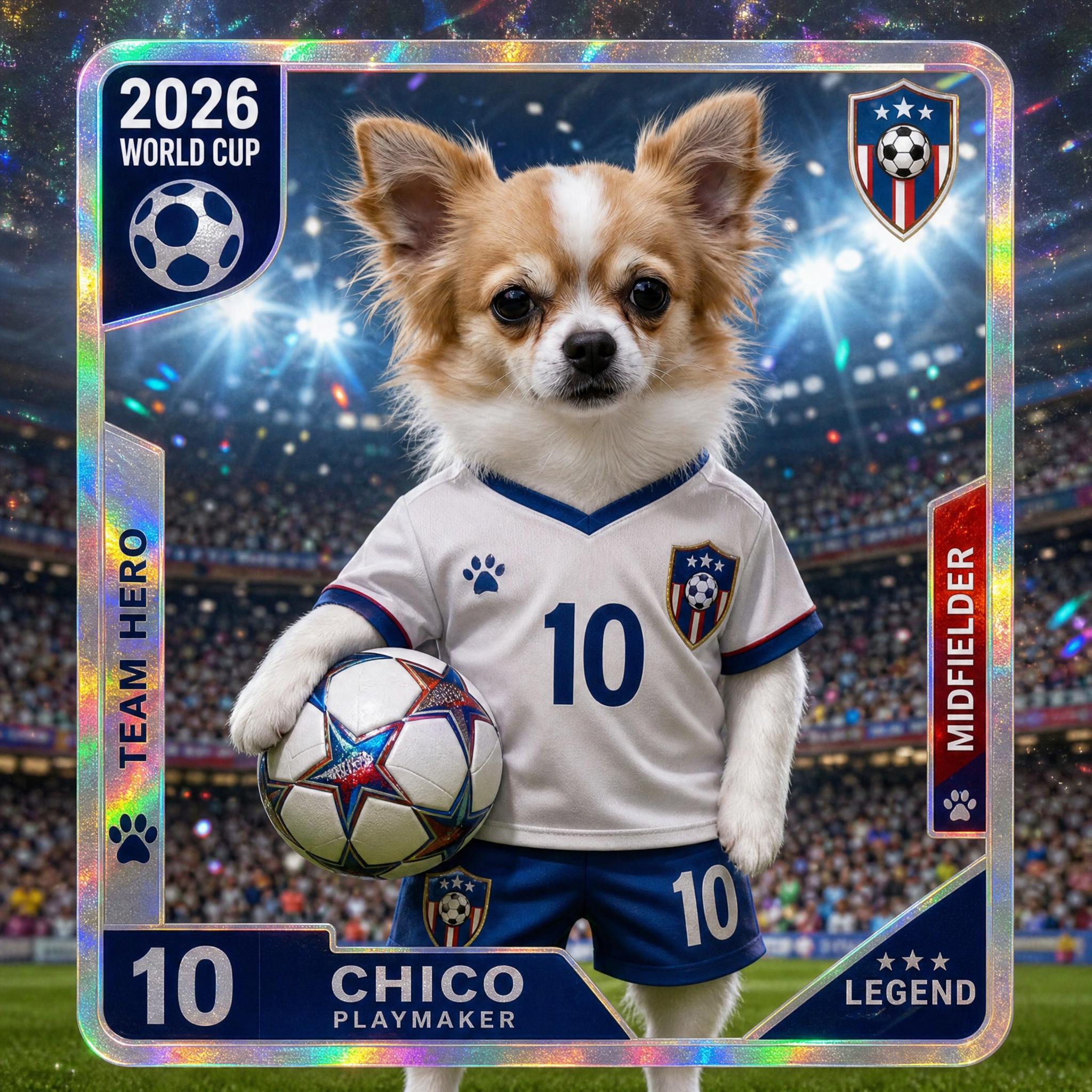 World Cup Pet Superstar Sticker Prompt