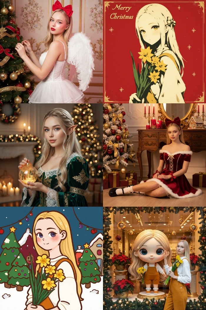 PhotoDirector Christmas styles