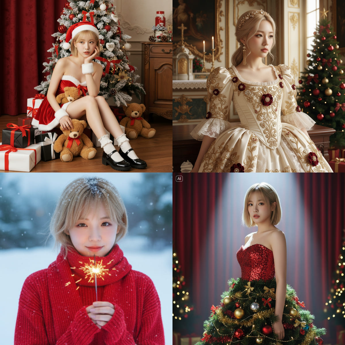 聖誕節圖案-人像