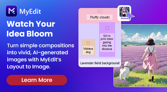 MyEdit - Layout to Image (text to image generation)