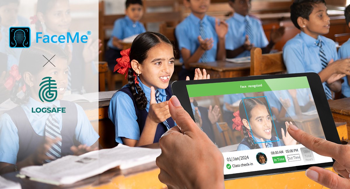 Attendance being taken in an elementary school using facial recognition