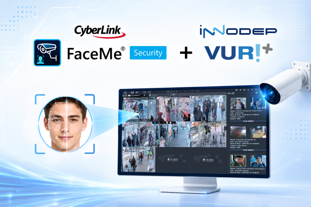 CyberLink FaceMe and Innoep VURIX VMS