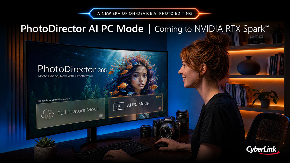 CyberLink PhotoDirector 365 Brings On-Device AI Photo Editing to NVIDIA RTX Spark